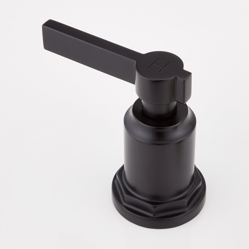 Greyfield Deck Mounted Roman Tub Filler Faucet - less Valve, Matte Black