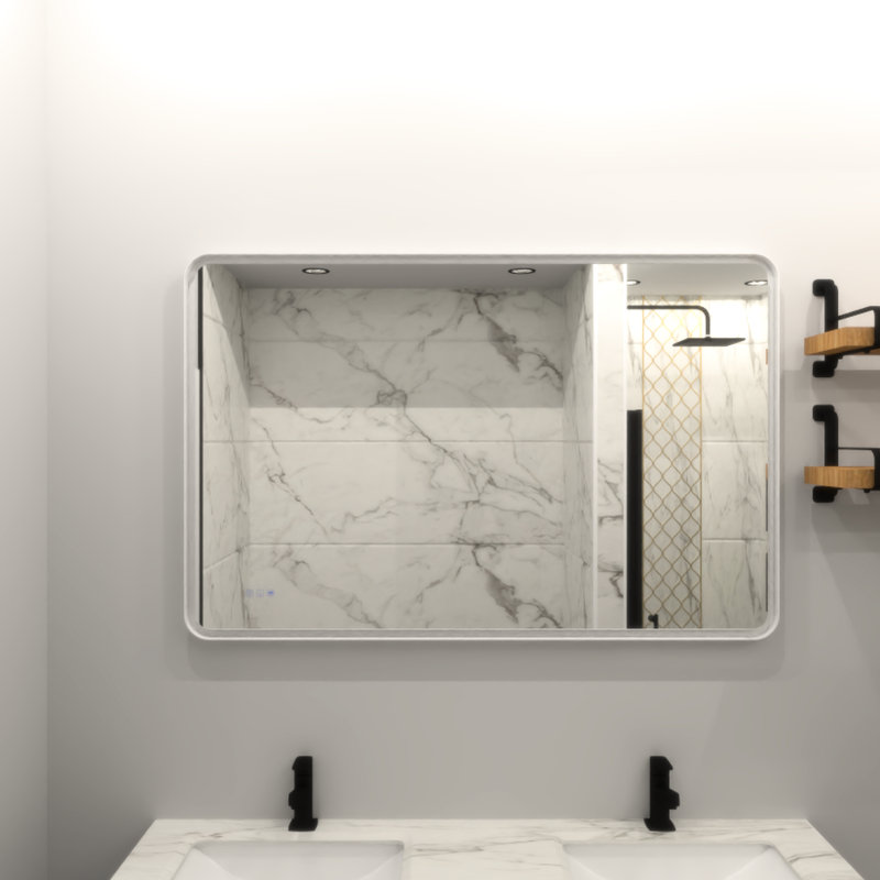 Miroir de salle de bain 48 x 36, 30,88 po x 29,37 po