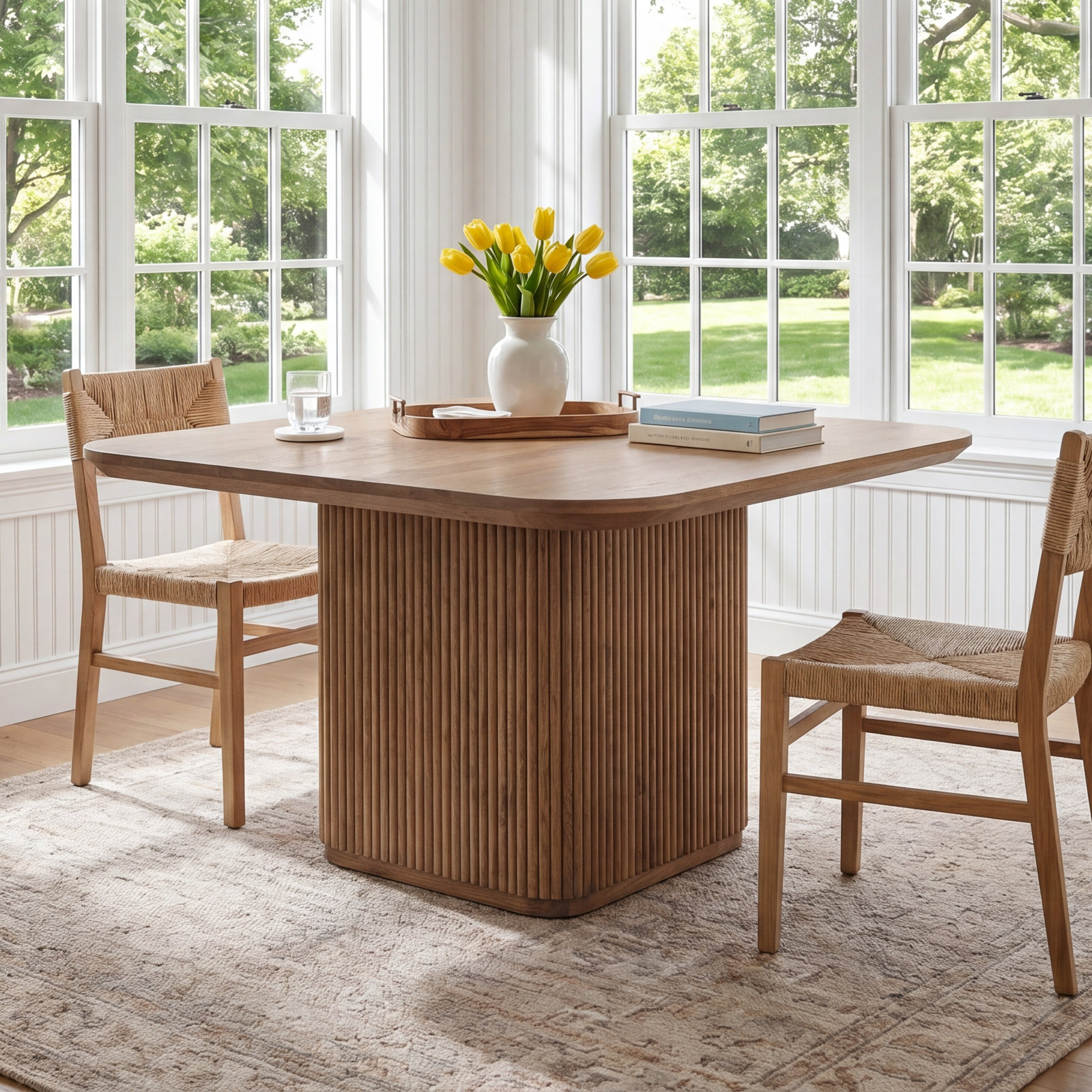Vander 60" Dining Table, Tawny Brown