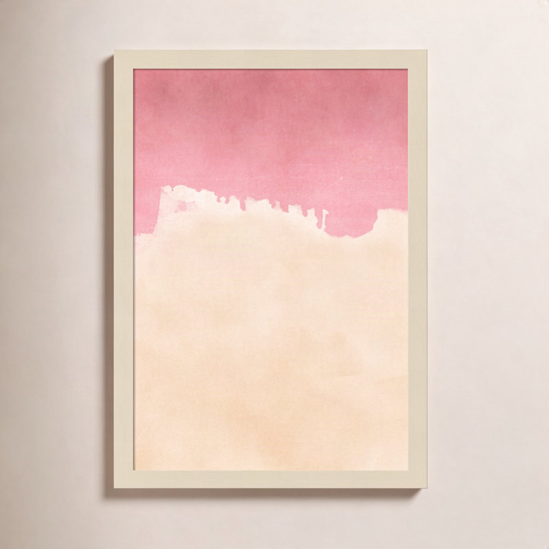 Reproduction d'art encadrée en bois Raver Peachy, Brun, H 21 po x l 15 po