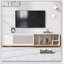 Meuble télé avec rangement et porte coulissante amovible Furniture