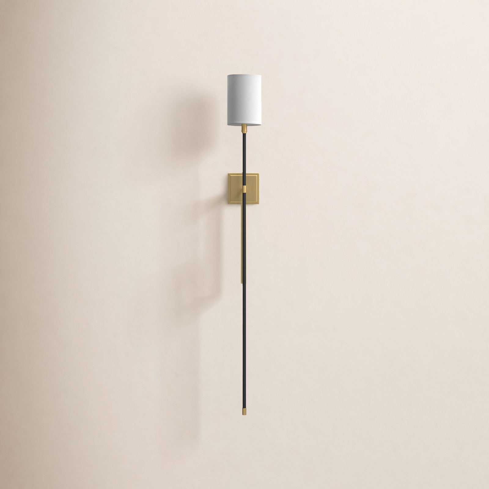 Hague Single Light Dimmable Brass Wallchiere