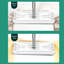Mop and Bucket with Wringer Set with 10 Reusable Mop Pads for All Floor Types​​​​​​​