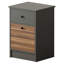 Dau 45cm W Manufactured Wood Bedside Table