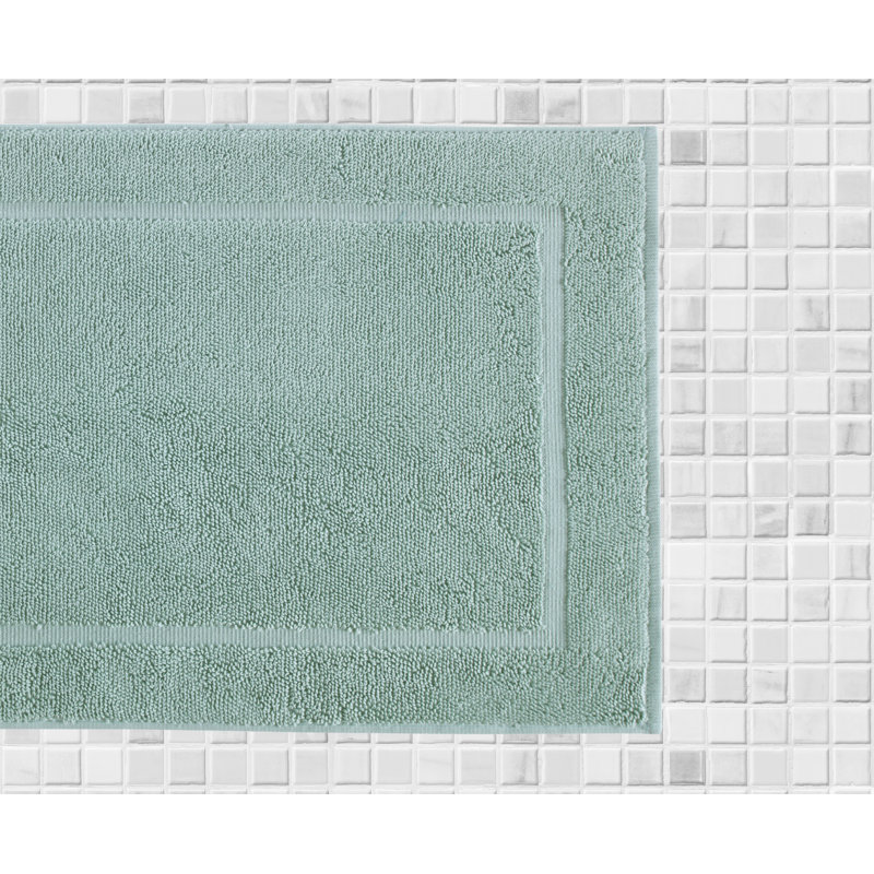 Lerins Solid Colour Bath Mat Floor Towel, Celadon