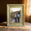 Cadre 3 pièces chaud antique doré pour photos et tablettes de chambre 5 po x 7 po