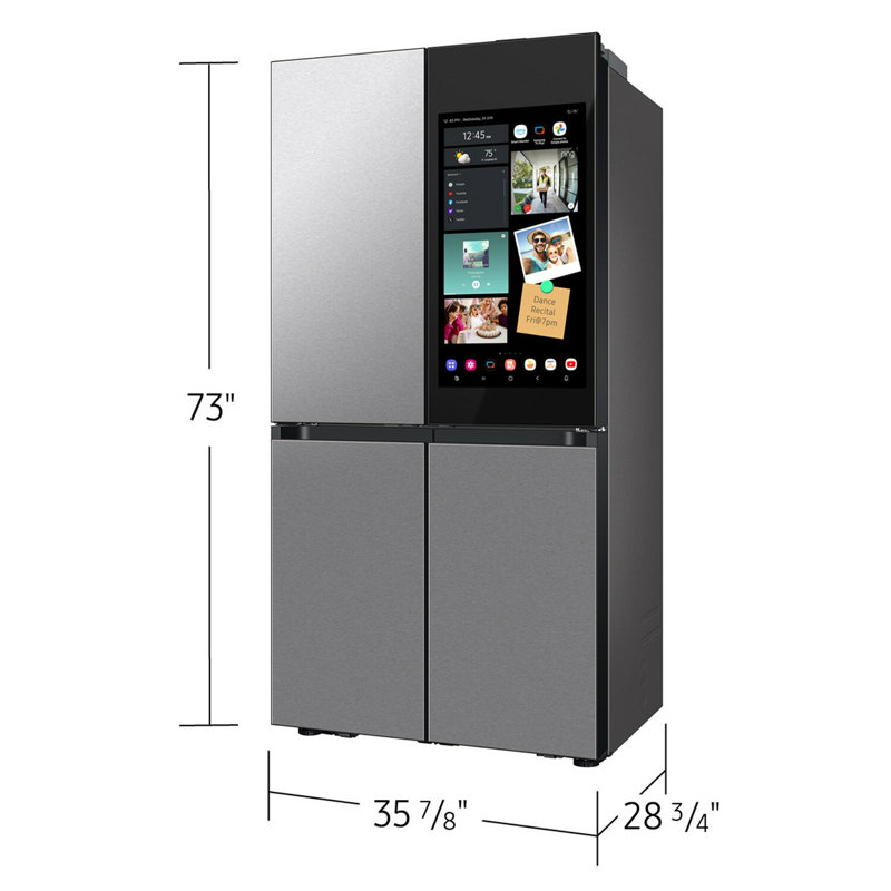 Stainless Steel 23 cu. ft. Smart French Door Refrigerator with Ice Maker