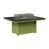 Hammered Top Black with Kiwi Green Base