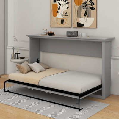 Lit escamotable simple, peut être plié dans une armoire