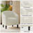 Upholstered Accent Chair Fabric Club Chair-106296588