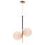 Drake 2-Light Glass Globe Pendant