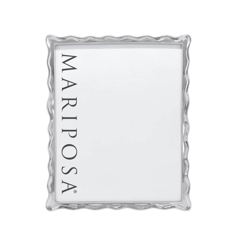 Wavy Picture Frame, Silver