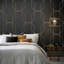 Geometric Metallic Wallpaper Double Roll-1420747671
