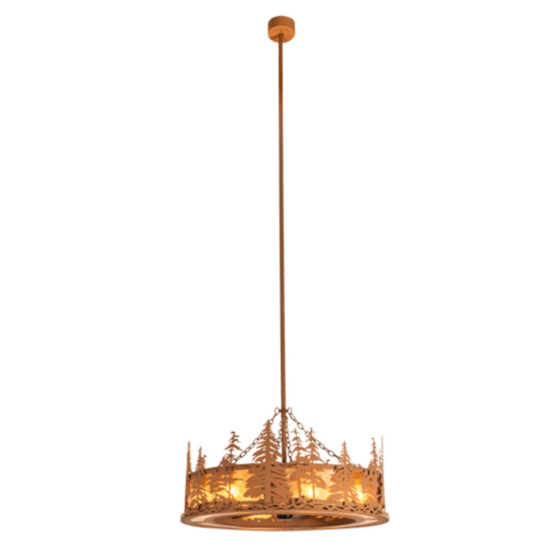 Tall Pines Downrod Ceiling Fan