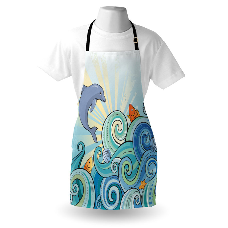 No Pattern Bib Apron