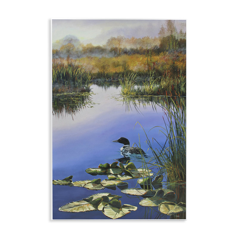 «Duck's Morning Solitude» par Andrew Kiss, H 15 po x l 10 po