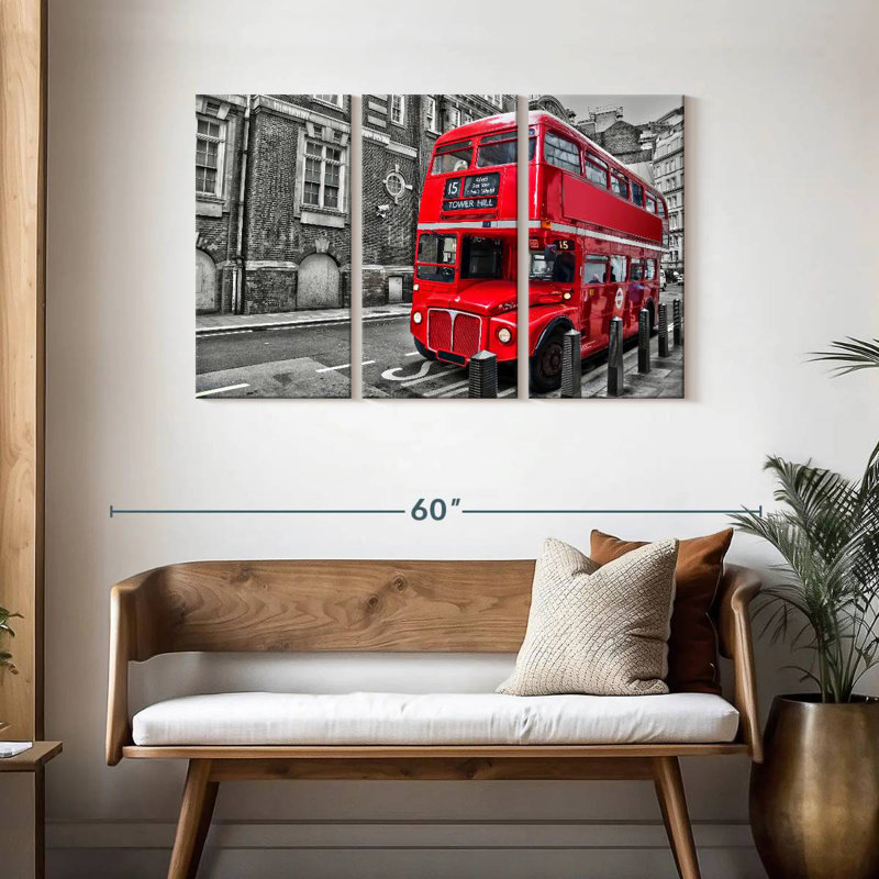 Mehar Pop Double Decker Bus, 28" H x 45" W
