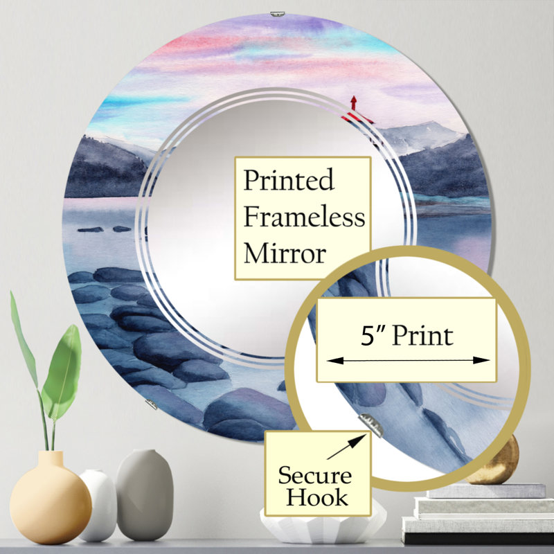 Miroir de salle de bain sans cadre, 24 po x 24 po