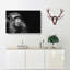 Ape in Abstract - Wrapped Canvas-55305809