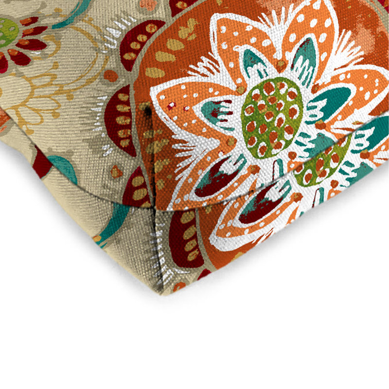 Outdoor Wicker Seat Cushion, Fanfare Sonoma
