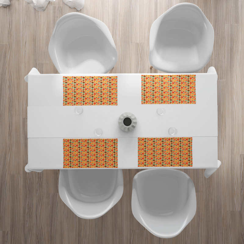 Polyester Abstract Rectangle Placemat