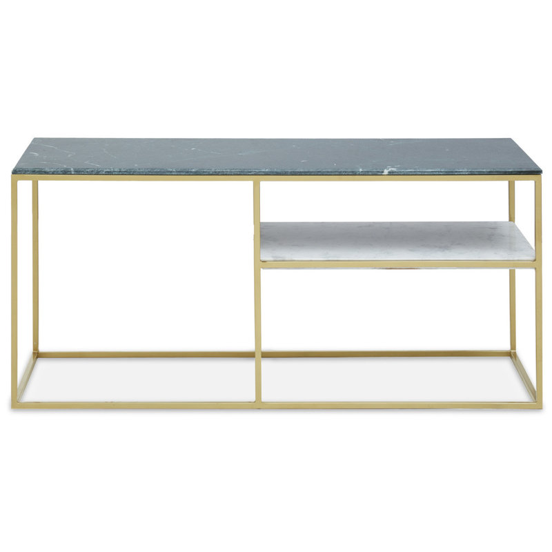 Abdulhay 130cm Glass Top Console Table