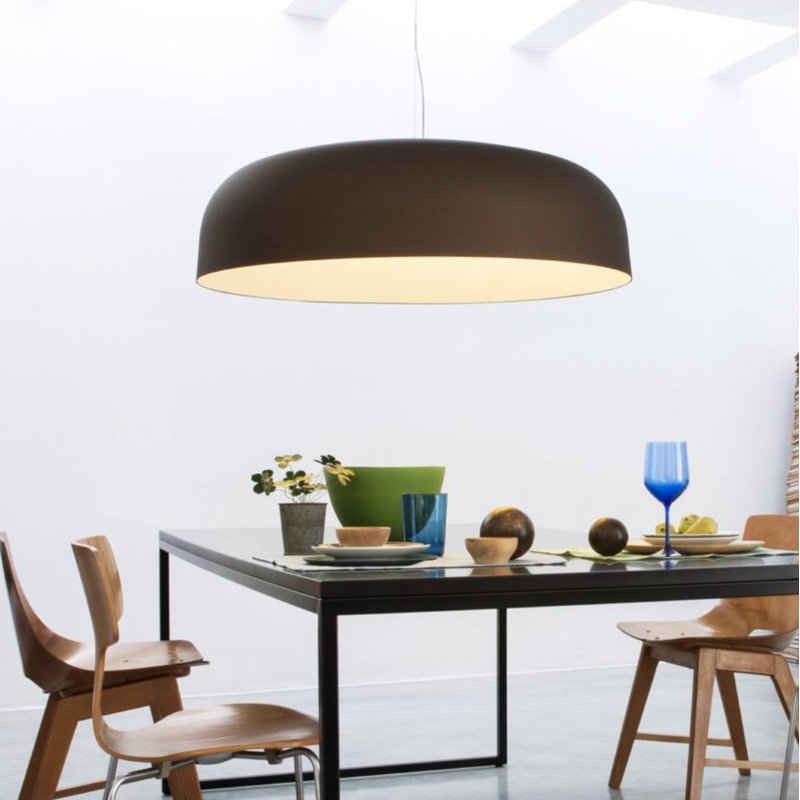 Canopy 1 - Light Pendant, Bronze, 8.25" H x 23.6" W x 23.6" D