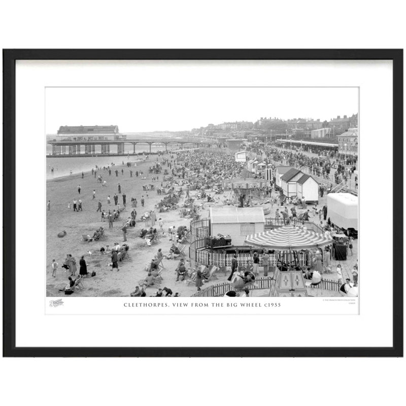 Cleethorpes, View From The Big Wheel C1955 by Francis Frith - Single Picture Frame Print, 40cm H x 50cm W x 2.3cm D