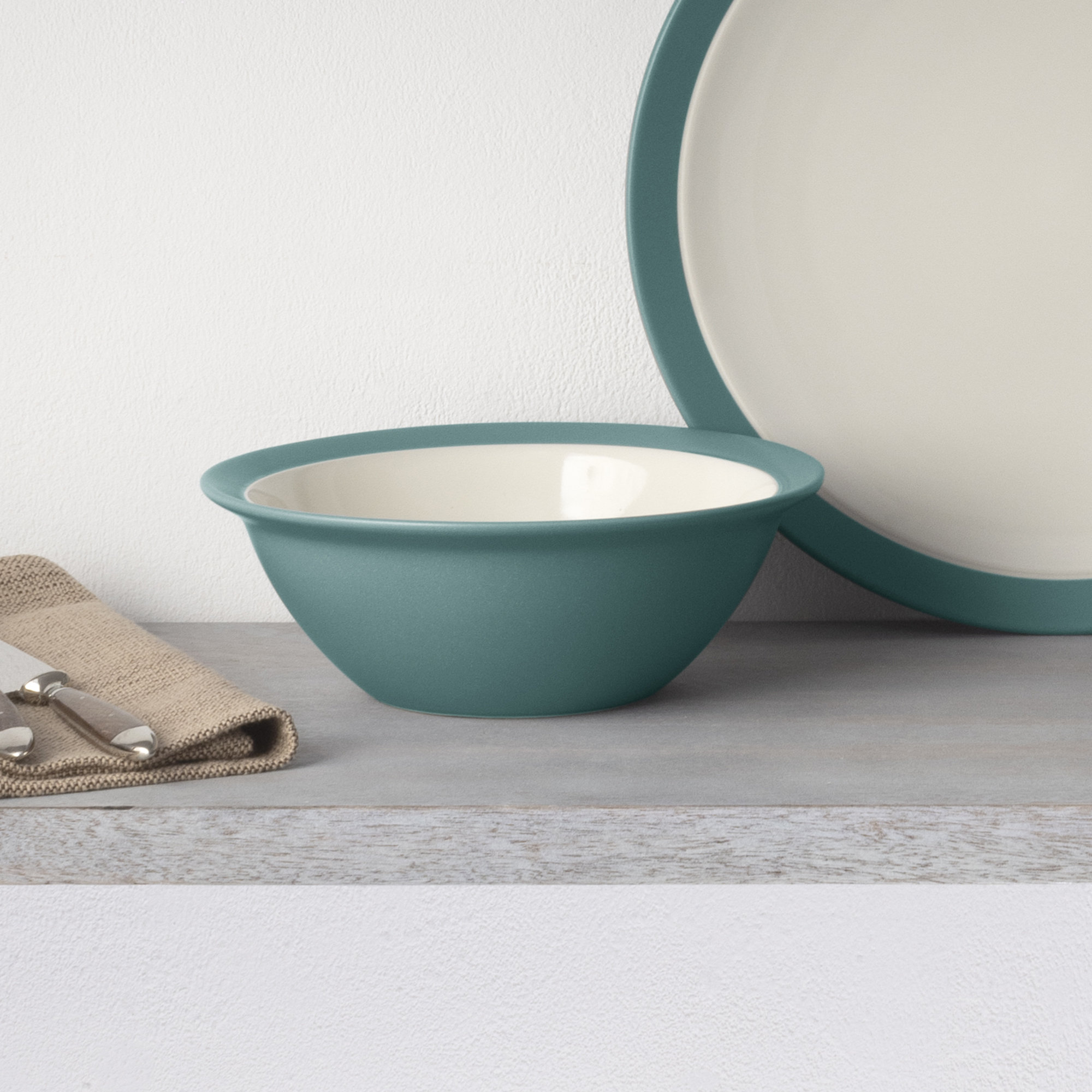 Noritake Colorwave Curve Soup/Cereals, 7", 22 Oz., Turquoise