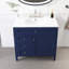 Meuble-lavabo simple 36 po avec plateau Selinay-850285921