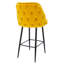 Entrada Upholstered Counter Stool with Metal Frame-821791681