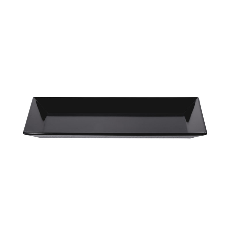 Elite Global Solutions Melamine Tray, Black