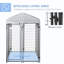Chenil d'extérieur pour chien de 6 pi x 4 pi, porte verrouillable et abri pour cages pour chiens de taille moyenne à grande