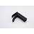Bathroom Sink Faucet With Matte Black Finish And Waterfall Spout - Single Handle Pop-Up Drain  Overflow Attached  Robust Stainless Steel For Performance Easy Installation Appearance Blended