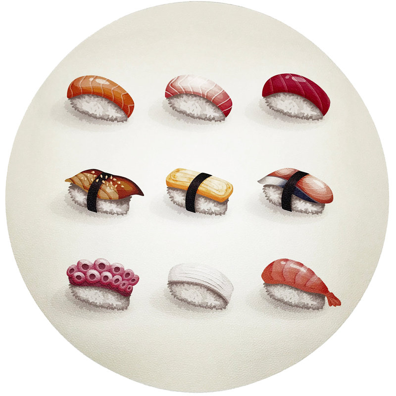 Sushi Zen 16" Vinyl Placemat
