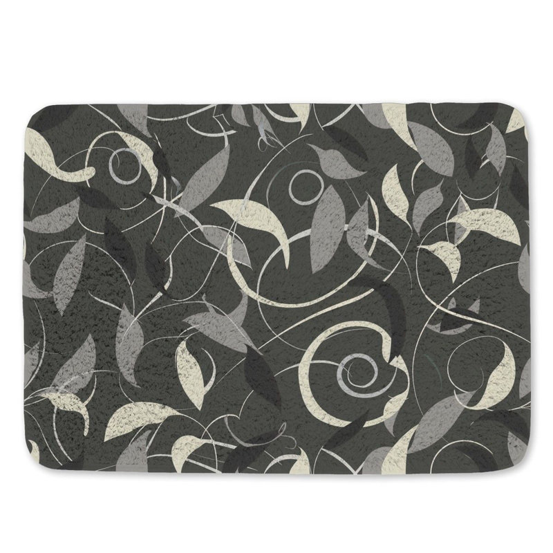 Gesper Microfiber / Microsuede Non-Slip Bath Mat, 17"W x 24"L