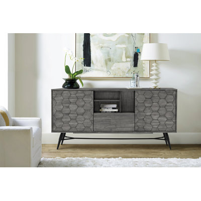 Buffet Makena en bois d'acacia gris
