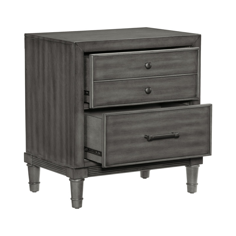 Hearthwood 24.5"W 2-Drawer Nightstand