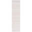 Tapis géométrique rose / ivoire tissé à la main Rabun-1283713908