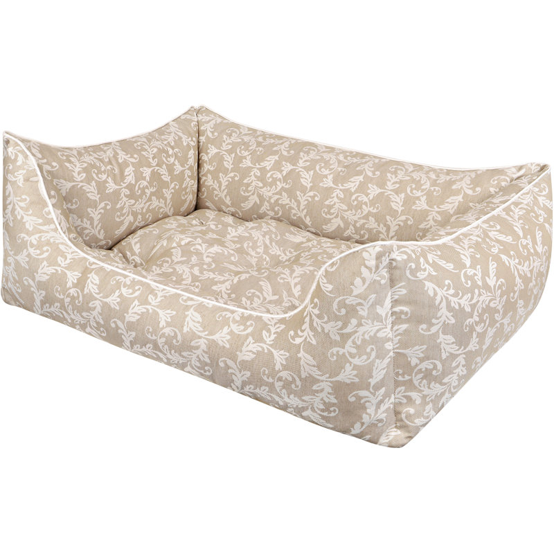 Orthopedic Polyester Pet Bed, Large (90cm W x 60cm D x 30cm H), Beige
