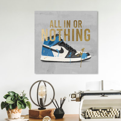 «All in Sneaker», reproduction d'art sur toile