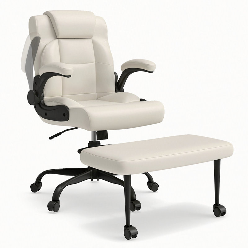 Inbox Zero Executive Chair, Beige