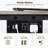 23.4"H Night Stand with Charging Station, Bedside Tables with 2 Non-Woven Drawers, Side Table for Dorm Room, End Table Bedroom for Small Spaces-105763209-138776782
