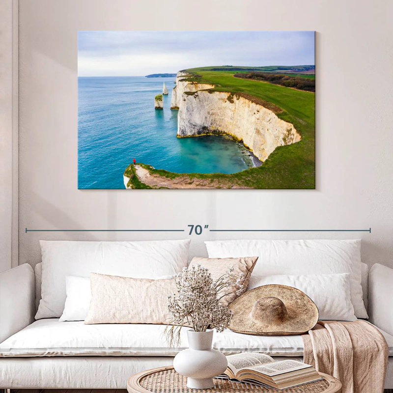 Gillard Old Harry Rocks Cliff, H 32 po x l 48 po