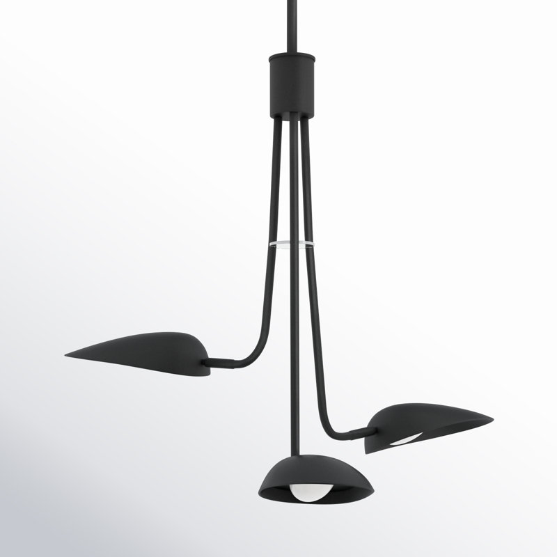 Inge 3 Light Dimmable LED Plug-in Pendant