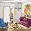 Porte de grange à panneaux en bois manufacturé sans trousse de quincaillerie d'installation-23820445