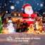 Grand Père Noël gonflable «Say Hi»
