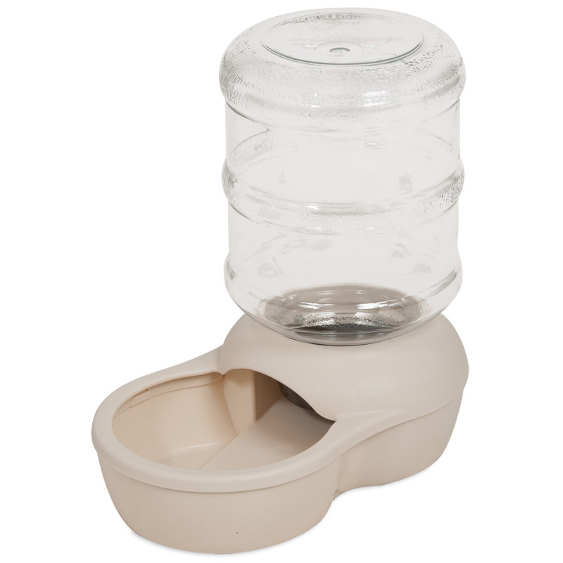 Mangeoire à eau automatique lebistro gravity, Petit (64 oz de liquide), Lin blanchi