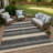 Machine Washable Indoor/Outdoor Chantille ACN2530 Stripes Rug-1718414428-1718414429