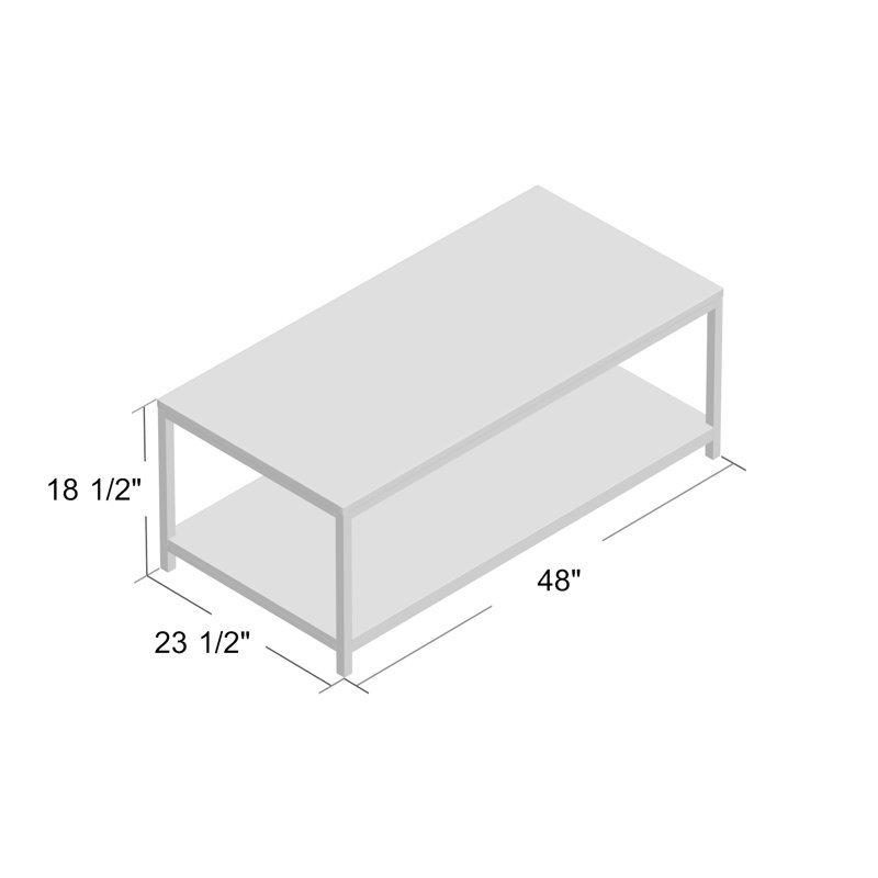 Jellison Solid Wood Coffee Table